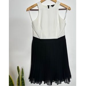 NBD • Black & White Color-block Dress